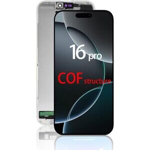 For iPhone 16 Pro LCD Display+Touch Screen Digitizer Frame Assembly Replacement